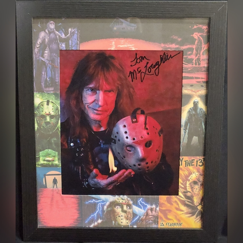 Tom McLoughlin - Friday The 13th Custom Matted & Framed Signed/Autographed Photo